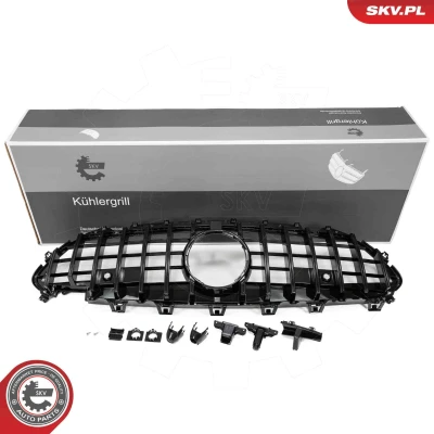 Imagem de ESEN SKV 66SKV590 Grelha de Radiador preto, brilhante