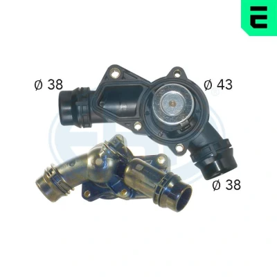 Imagem de ERA 350083A Termóstato, líquido de refrigeração 97 com junta Plástico caixa BMW: 3 Sedan, Touring, 5 Sedan