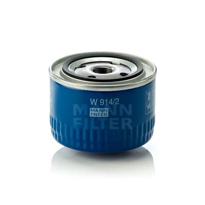 Imagem de MANN FILTER W 914/2 Filtro de óleo 3/4 16 UNF com uma válvula retenção aparafusado RENAULT: 11 Hatchback, 12 Sedan, 9 LANCIA: Y10