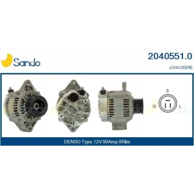 Imagem de SANDO 2010331.0 Alternador 12V 110A PEUGEOT: Boxer Van, FIAT: Ducato III Camião de plataforma / Chassis, IVECO: DAILY 3, 4
