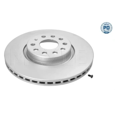 Imagem de MEYLE 183 521 1094/PD Disco de travão Eixo dianteiro 312 25 5 112 ventilado Revestido a discos zinco alto carbono com parafusos PD Quality