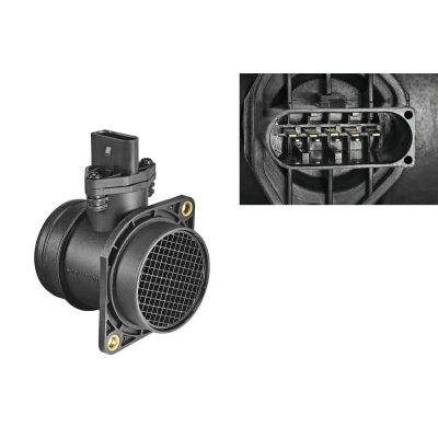 Imagem de VALEO 253705 Medidor de massa ar com sensor temperatura do integrado VOLKSWAGEN: Golf 4, Sharan I, Bora Sedan, AUDI: A3 Hatchback