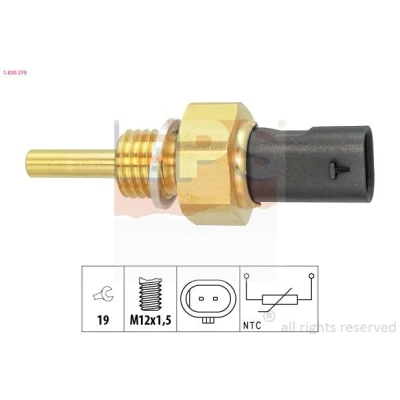 Imagem de EPS 1.830.379 Sensor da Temperatura do Líquido de Refrigeração OPEL: Meriva B, Astra J Sports Tourer, Mokka / X