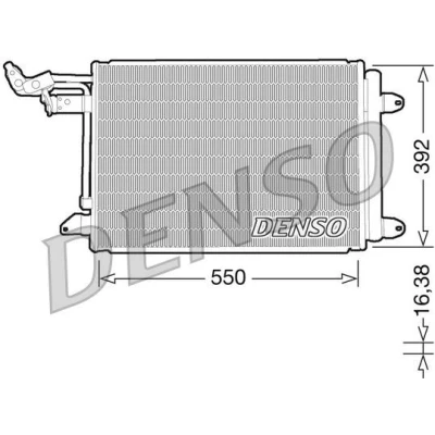 Imagem de Condensador, ar condicionado DENSO DCN32002
