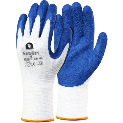 Imagem de PROFITOOL 0XREK0235/L Luva de protecção branco, Azul Nylon, PU (poliuretano) L