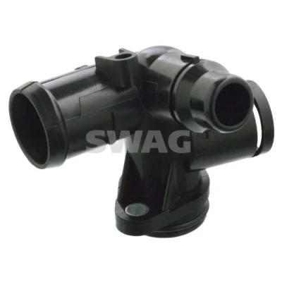 Imagem de SWAG 30 10 6012 Flange Plástico traseira, centro com junta AUDI: A4 B7 Avant, Sedan, A6 C6 Avant