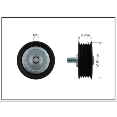 Imagem de CAFFARO 500058 Polia Tensora BMW: 3 Sedan, Touring, Compact