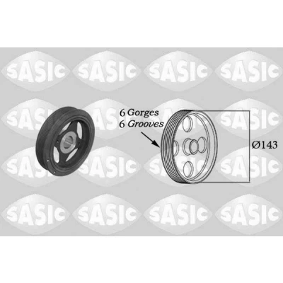 Imagem de SASIC 2154023 Polia da Cambota 143 RENAULT: Megane 4, CLIO 3