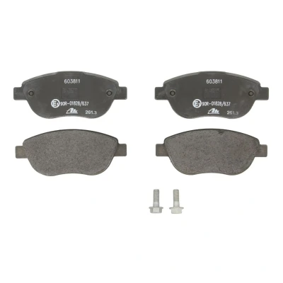 Imagem de ATE 13.0460 3811.2 Jogo de pastilhas para travão disco CITROËN: C3 I Hatchback, Xsara Picasso, Berlingo / First I, PEUGEOT: Partner Van
