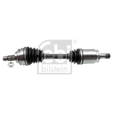 Imagem de FEBI BILSTEIN 184556 Veio de transmissão Eixo dianteiro, lado esquerdo com porca BMW: X5