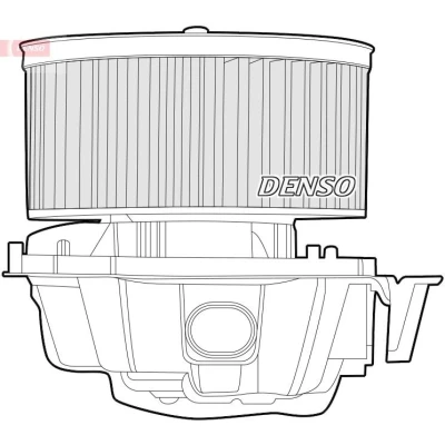 Imagem de DENSO DEA23014 Ventilador do Habitáculo para veículo com volante à esquerda