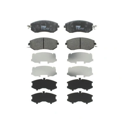 Imagem de TRW COTEC GDB3519 Jogo de pastilhas para travão disco com avisador sonoro desgaste SUBARU: Impreza III Hatchback, Forester IV, Outback IV
