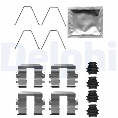 Imagem de DELPHI LX0708 Kit de acessórios, pastilhas travão