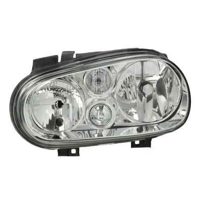 Imagem de TYC 20 5386 75 2 Farol Principal esquerda H7, H1 sem faróis de nevoeiro para circulação pela direita com motor elétrico VOLKSWAGEN: Golf 4