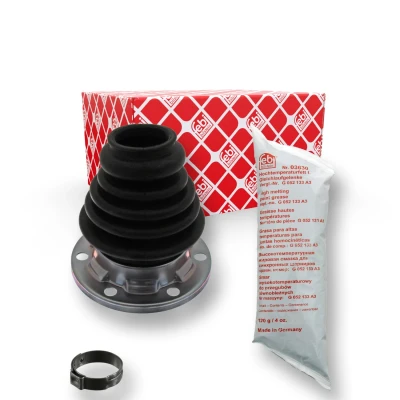 Imagem de FEBI BILSTEIN 38335 Fole de Transmissão Eixo dianteiro, lado direito, do da caixa velocidades Borracha VOLKSWAGEN: Golf 4, Bora Sedan