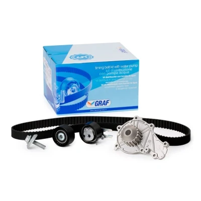 Imagem de GRAF KP938 1 Bomba de Água + Kit correia Distribuição 137 25,4mm para accionamento da dentada PEUGEOT: 206 Hatchback, Partner I Van