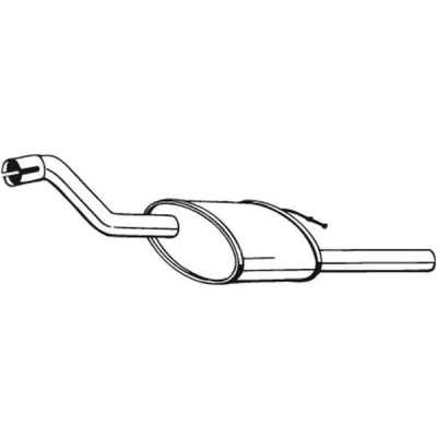 Imagem de BOSAL 154 313 Panela de escape traseira