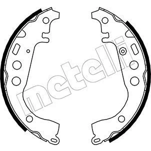 Imagem de METELLI 53 0431 Maxilas de Travão 203,0mm 32mm com acessórios TOYOTA: Yaris I Hatchback, II Verso