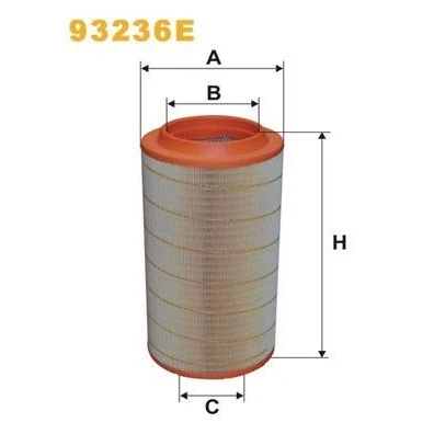 Imagem de WIX FILTERS 93236E Filtro de ar 507 267 Cartucho filtrante