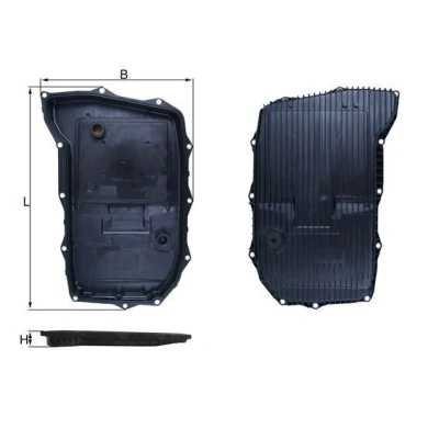 Imagem de Cárter do óleo, caixa de velocidades automática MAHLE ORIGINAL HX 255