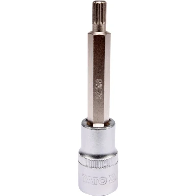 Imagem de YATO YT 04352 Chave de caixa 1/2 3120 M8 aço cromo vanádio Spline