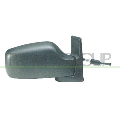 Imagem de Espelho retrovisor Prasco FT1507113 à direita preto manual ajustável pelo interior, ajuste: por cabo de aço, convexo
