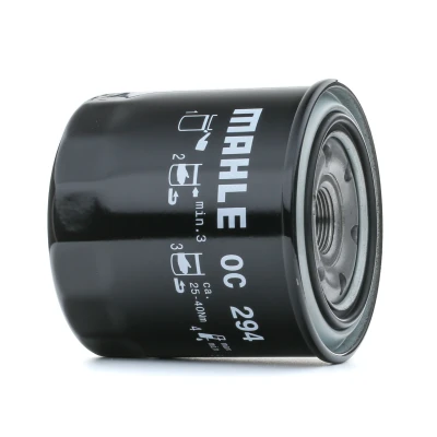 Imagem de MAHLE ORIGINAL OC 294 Filtro de óleo com uma válvula retenção aparafusado TOYOTA: Avensis II Sedan, Corolla VIII Compact