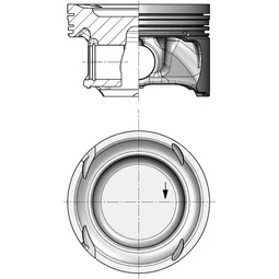Imagem de KOLBENSCHMIDT 40859600 Pistão 83