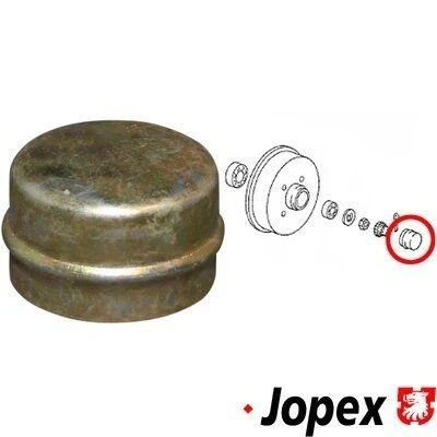 Imagem de JP GROUP 1151450200 Tampa de protecção, cubo da roda VOLKSWAGEN: Polo III Hatchback, GOLF 2, 1 Cabriolet