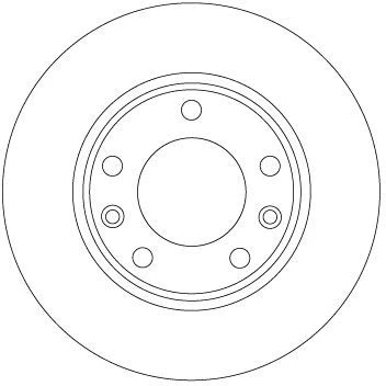 Imagem de Disco de travão TRW DF6910 voltar/completo/1 peça