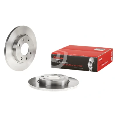 Imagem de BREMBO 08.7351.14 Disco de travão 247 13 4 cheio com parafusos CITROËN: Xsara Carrinha, Hatchback, Coupe, PEUGEOT: 206 SW
