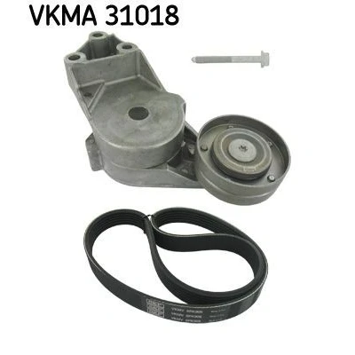 Imagem de SKF VKMA 31018 Jogo de correias trapezoidais estriadas SEAT: Leon I Hatchback