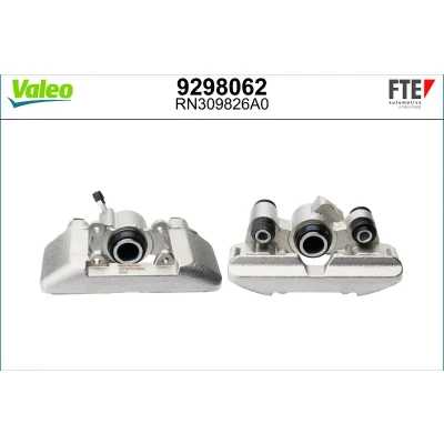 Imagem de FTE 9298062 Pinça de travão cinzento Ferro fundido Eixo traseiro esquerdo sem suporte TOYOTA: Yaris I Hatchback