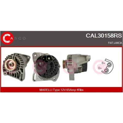 Imagem de CASCO CAL14110AS Alternador 12V 124A FORD: Transit Connect Mk1 Van