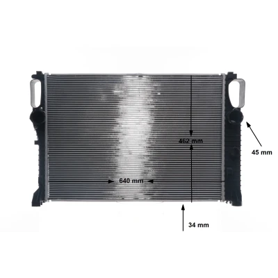 Imagem de MAHLE ORIGINAL CR 37 000S Radiador, arrefecimento do motor para veículos com/sem ar condicionado 640 462 34 Aletas de refrigeração soldadas endado,