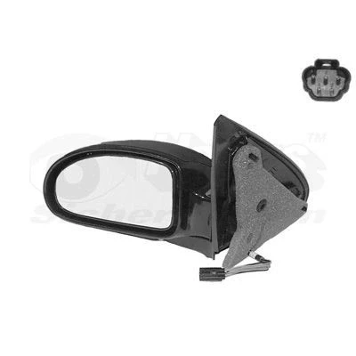 Imagem de Espelho retrovisor Van Wezel 1858807 esquerda preto completo, convexo, para regulação eléctrica dos espelhos, aquecível