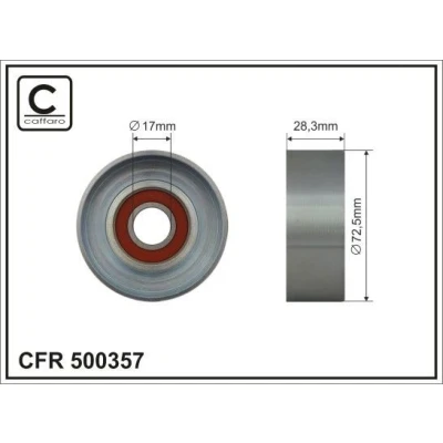 Imagem de CAFFARO 500357 Polia de Desvio MAZDA: 3 Hatchback