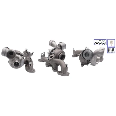 Imagem de ELSTOCK 91 1712 Turbocompressor accionado pelos gases de escape, atuador controlo pneumático com juntas VOLKSWAGEN: Golf 5