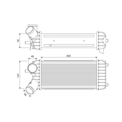Imagem de VALEO 818365 Intercooler Alumínio sem sensor FORD: C Max 2