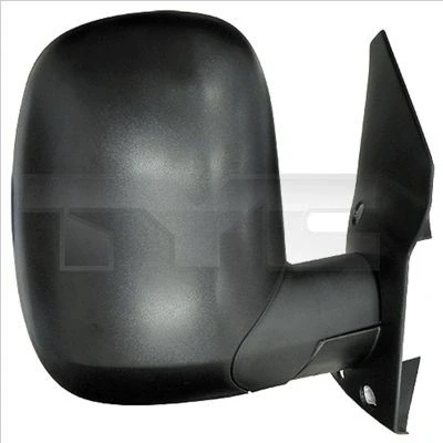 Imagem de espelho retrovisor Tyc 310 0062 esquerda preto convexo, Braço do curto, para regulação manual FORD: Transit Mk4 Van