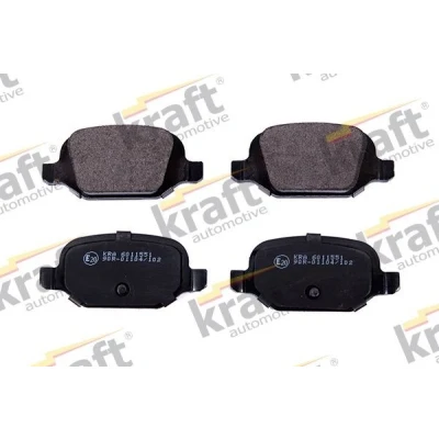 Imagem de KRAFT 6011551 Jogo de pastilhas para travão disco Eixo traseiro FIAT: Punto II Hatchback, 500 Doblo I Cargo