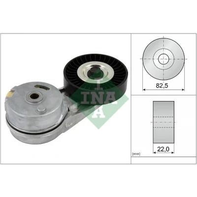 Imagem de INA 534 0124 30 Tensor, correia trapezoidal estriada OPEL: Astra G CC, Sedan, Zafira A, SAAB: 9 3 Cabrio