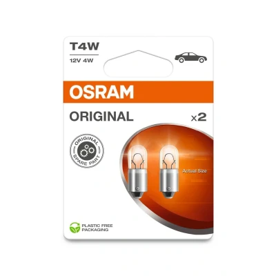 Imagem de OSRAM 3893 2BL Lâmpada 12V 4W T4W