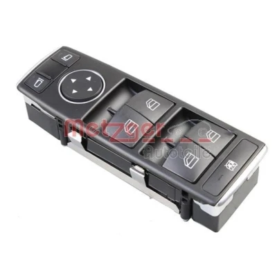 Imagem de METZGER 0916676 Interruptor, elevadores dos vidros do lado condutor MERCEDES BENZ: Classe A, B, CLA Carrinha