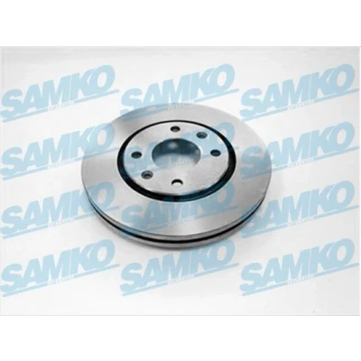 Imagem de SAMKO Disco de travão PEUGEOT: 406 Coupe, Sedan, Carrinha 260mm 24mm 4 interior ventilado revestido P1201VR 4246L9 Discos