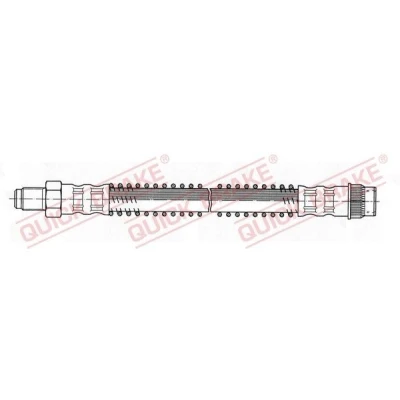 Imagem de QUICK BRAKE 32.506 Mangueira de Travão 310mm M10x1 com rosca interior, exterior CITROËN: Saxo Hatchback, PEUGEOT: 106 II Hatchback