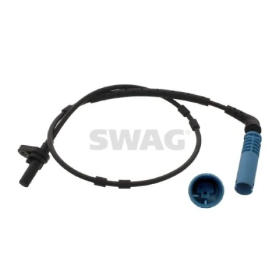 Imagem de SWAG 20 93 9278 Sensor de ABS Eixo traseiro esquerdo, direito 673 Azul, preto BMW: X3