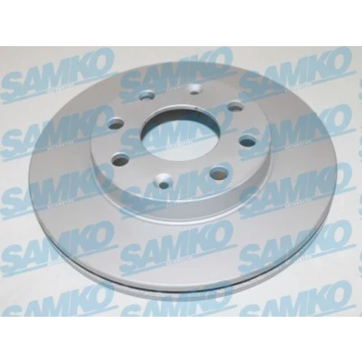 Imagem de SAMKO Disco de travão CHEVROLET: Aveo / Kalos Hatchback, Spark, Sedan 236mm 20mm 6 interior ventilado revestido D4001VR 96471274,96574633