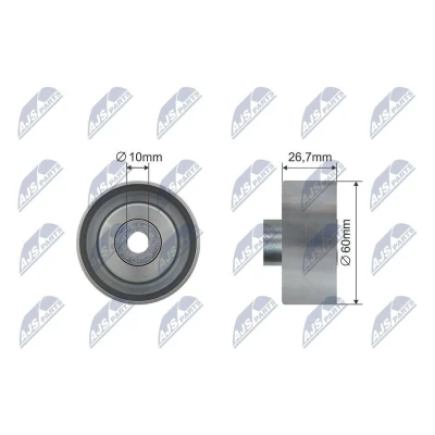 Imagem de NTY RNK FR 029 Polia de Desvio FORD: Transit Connect Mk1 Van