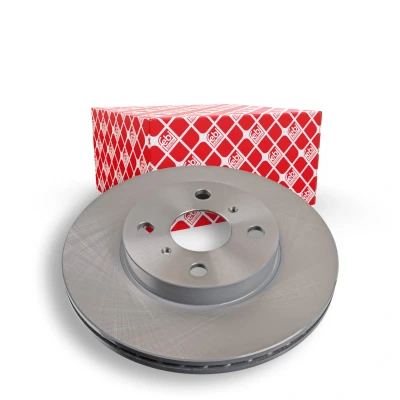 Imagem de FEBI BILSTEIN 27942 Disco de travão Eixo dianteiro 255 20 4 100 interior ventilado revestido TOYOTA: Yaris I Hatchback, Verso